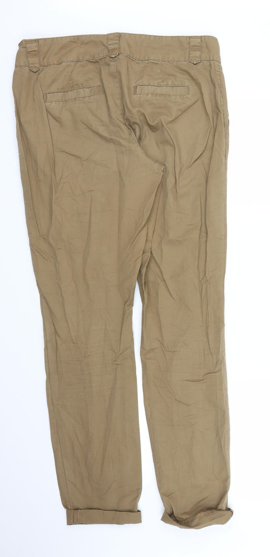 Vera Moda Womens Beige   Chino Trousers Size M L29 in