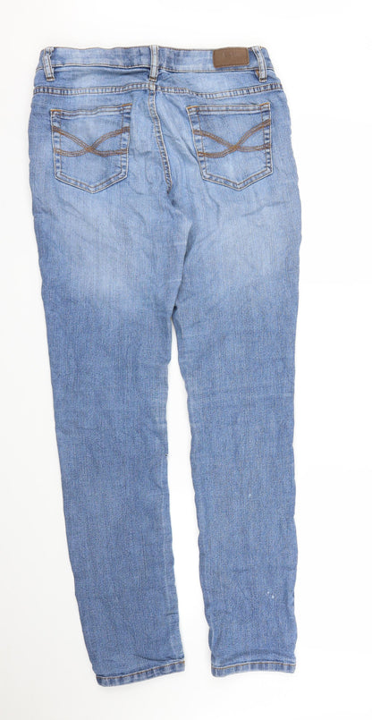 John Baner Womens Blue  Denim Skinny Jeans Size 10 L30 in