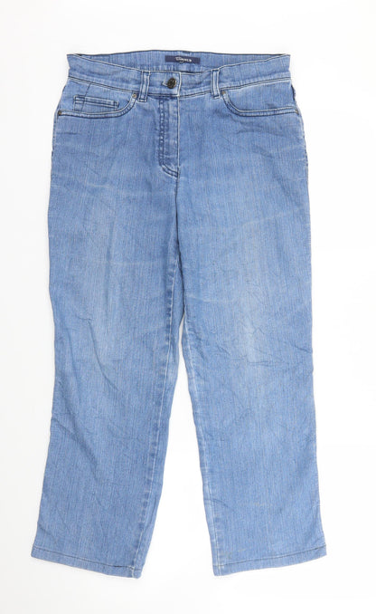 GARDEUR Womens Blue  Denim Capri Jeans Size 30 in L25 in