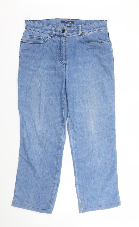 GARDEUR Womens Blue  Denim Capri Jeans Size 30 in L25 in
