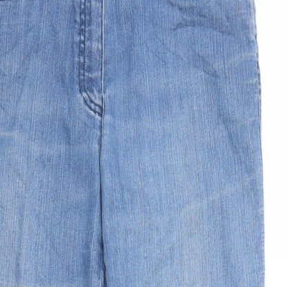 GARDEUR Womens Blue  Denim Capri Jeans Size 30 in L25 in