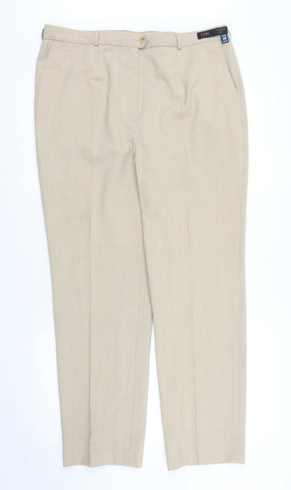 Toni Dress Womens Beige   Trousers  Size 20 L30 in
