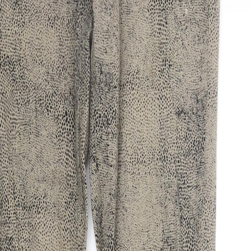 George Womens Brown Polka Dot  Trousers  Size 12 L32 in