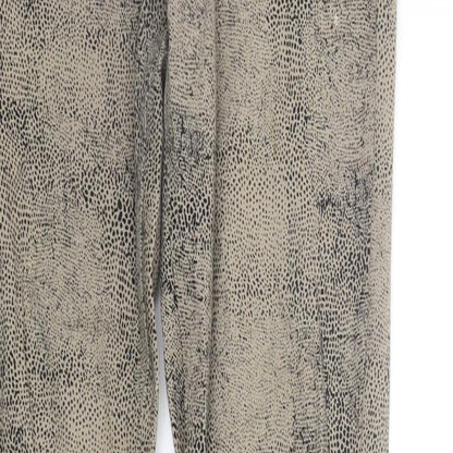 George Womens Brown Polka Dot  Trousers  Size 12 L32 in