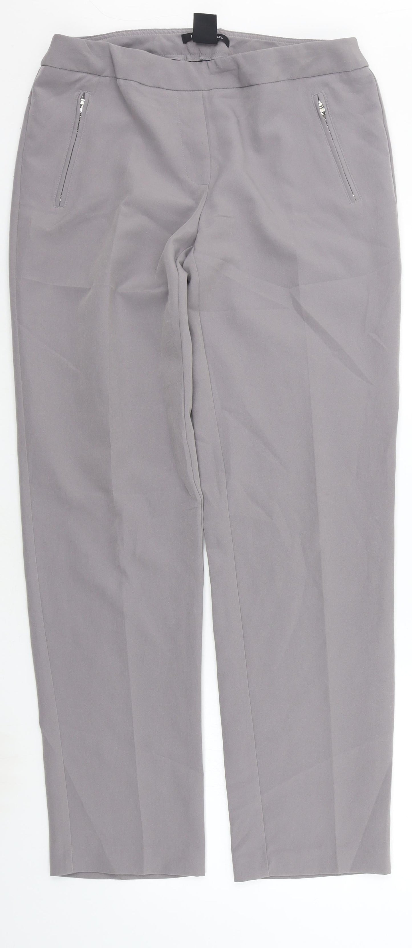 Zac & Rachel Womens Purple   Trousers  Size 8 L28 in