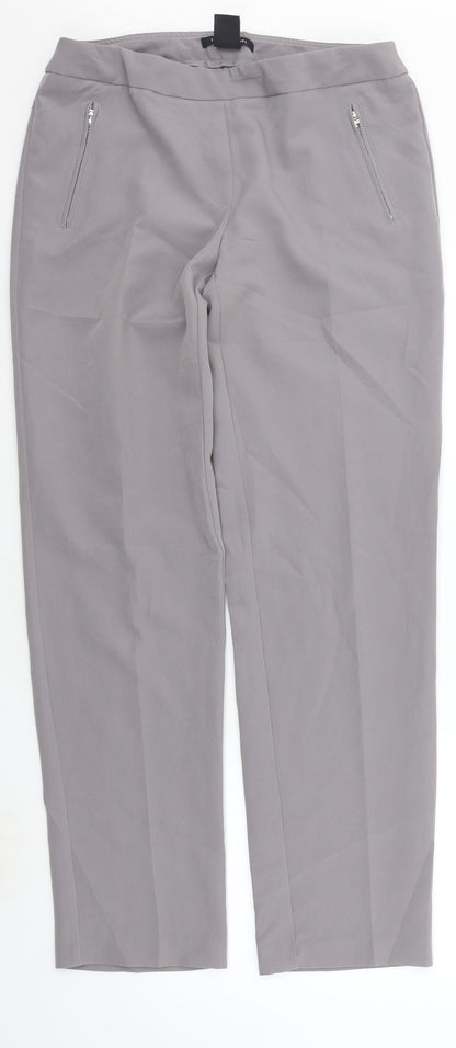 Zac & Rachel Womens Purple   Trousers  Size 8 L28 in