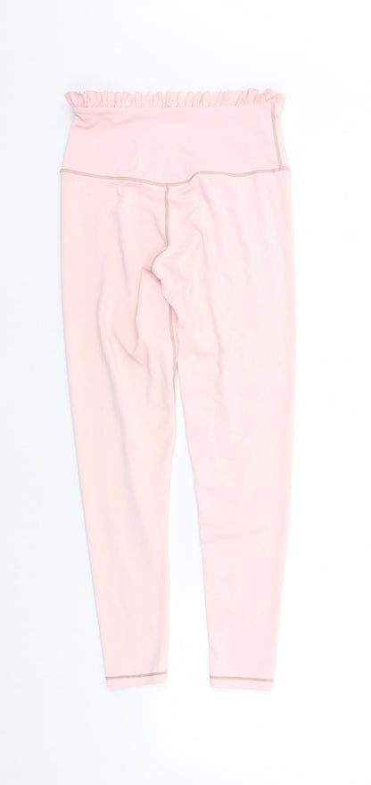 Preworn Girls Pink   Jegging Trousers Size S
