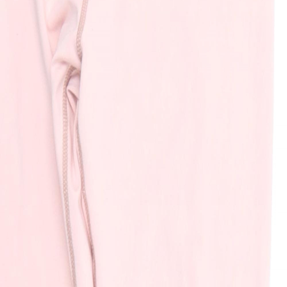 Preworn Girls Pink   Jegging Trousers Size S