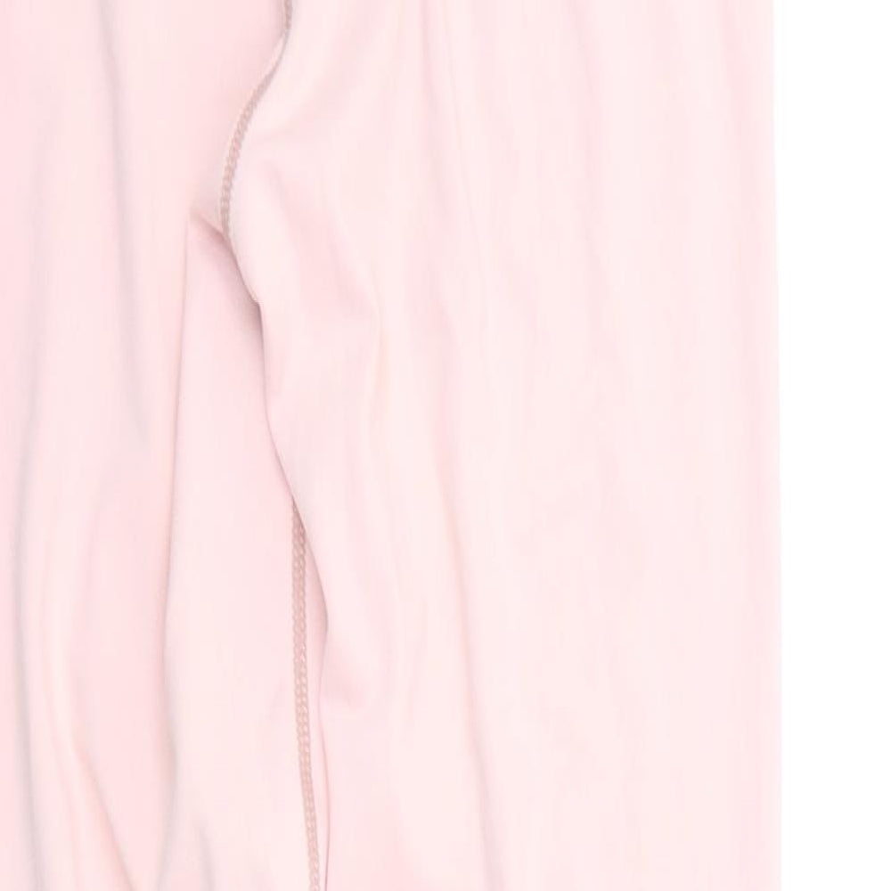 Preworn Girls Pink   Jegging Trousers Size S