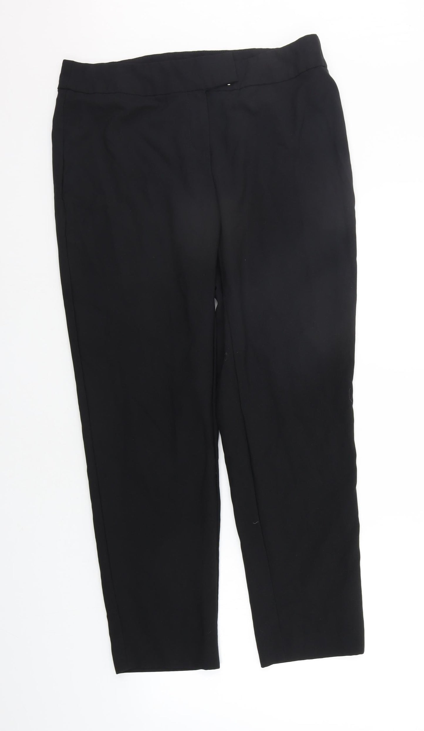 George Womens Black   Trousers  Size 14 L25 in