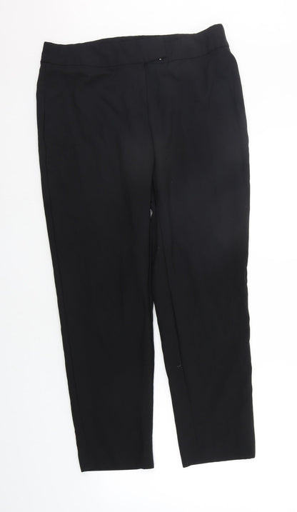 George Womens Black   Trousers  Size 14 L25 in