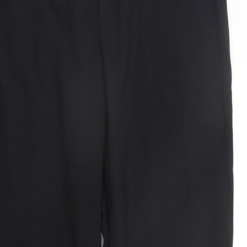 George Womens Black   Trousers  Size 14 L25 in