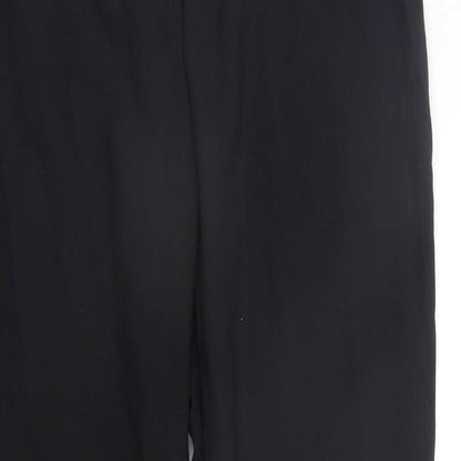 George Womens Black   Trousers  Size 14 L25 in