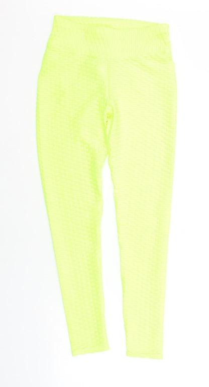 Womens UK Size M Preworn  Jegging Green Leggings