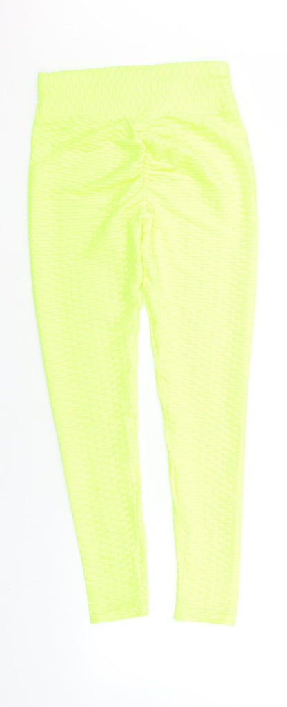Womens UK Size M Preworn  Jegging Green Leggings
