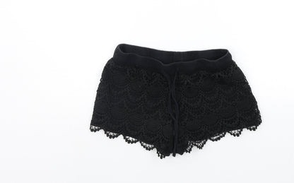 Atmosphere Womens Black   Cut-Off Shorts Size 8