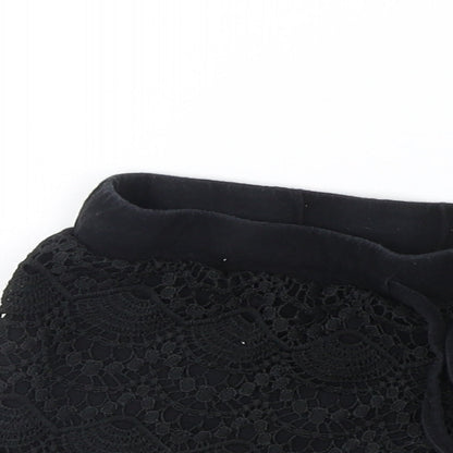 Atmosphere Womens Black   Cut-Off Shorts Size 8