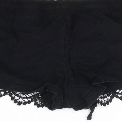 Atmosphere Womens Black   Cut-Off Shorts Size 8