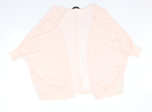 Womens UK Size 18 Dorothy Perkins Pink Cardigan Jumper