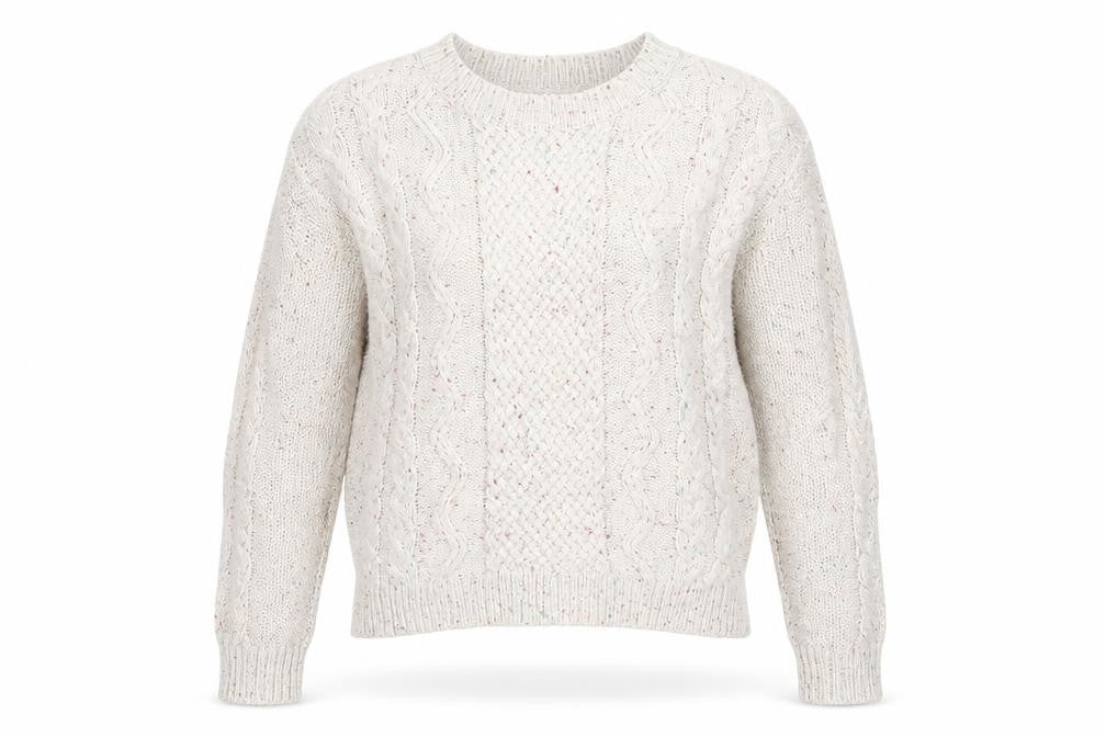 Womens UK Size S Cooperative Beige Pullover Jumper