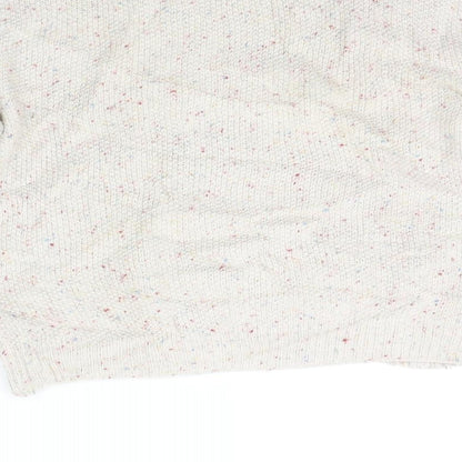 Womens UK Size S Cooperative Beige Pullover Jumper