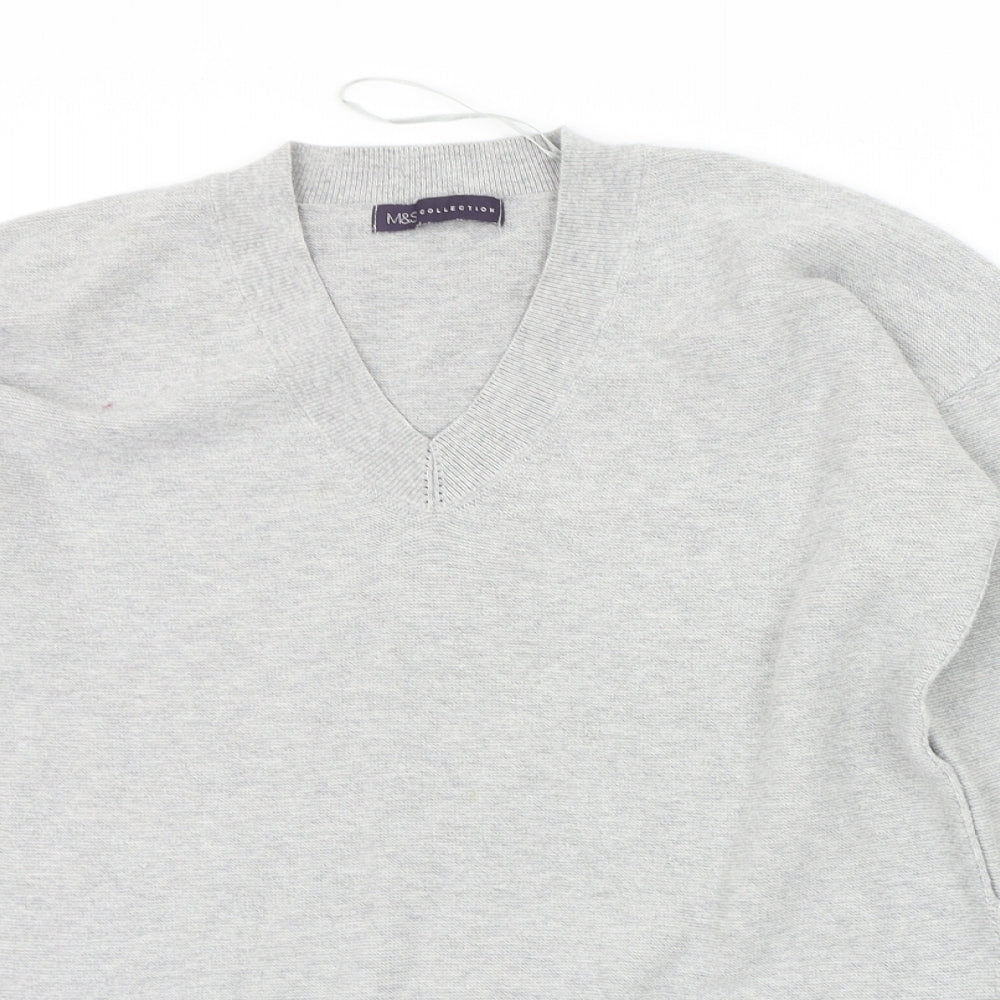 Womens UK Size 12 Marks and Spencer Grey Pullover Jumper