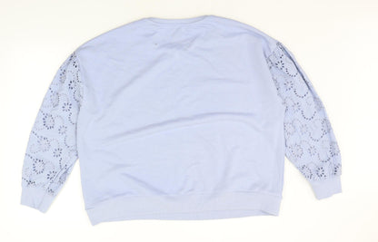 Primark Womens Blue   Pullover Jumper Size XL