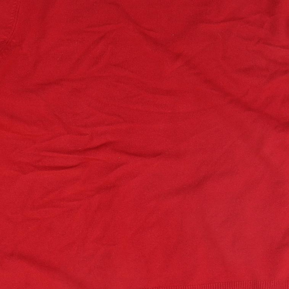 Womens UK Size 16 Marks and Spencer Red Pullover Jumper