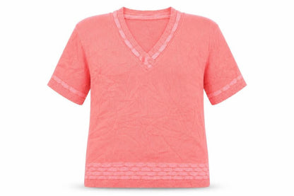 Womens UK Size XL CHIC Pink Pullover Jumper