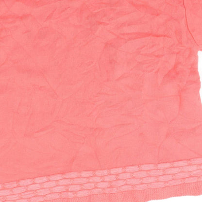 Womens UK Size XL CHIC Pink Pullover Jumper