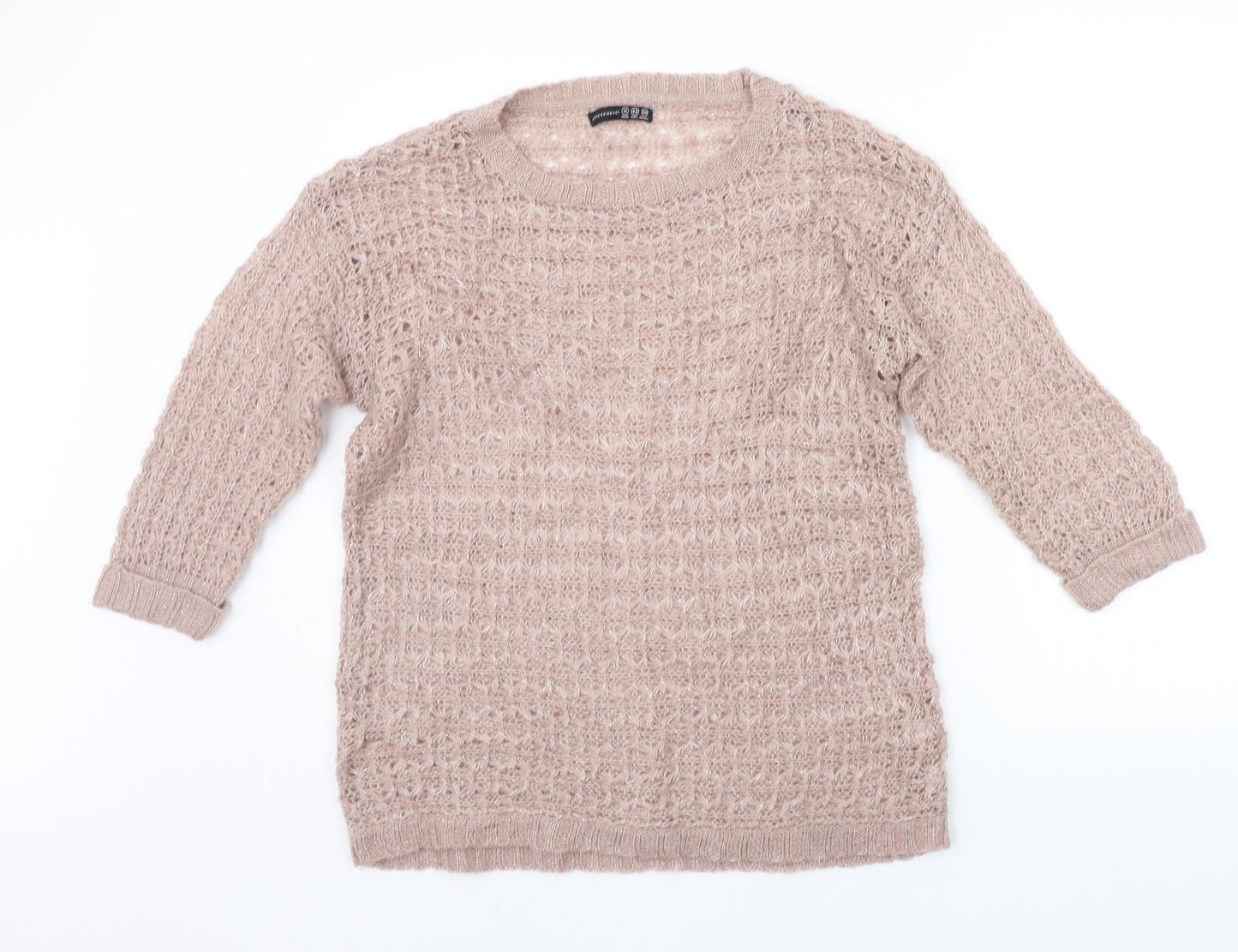 Womens UK Size 14 Atmosphere Beige Pullover Jumper