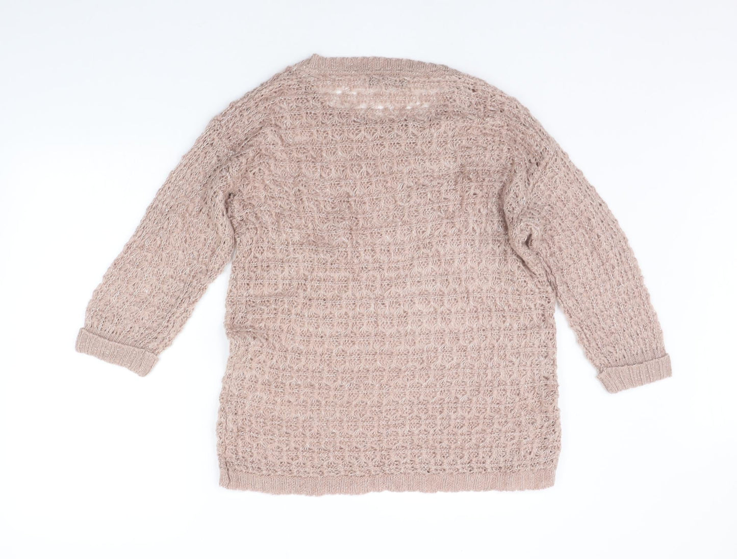 Womens UK Size 14 Atmosphere Beige Pullover Jumper