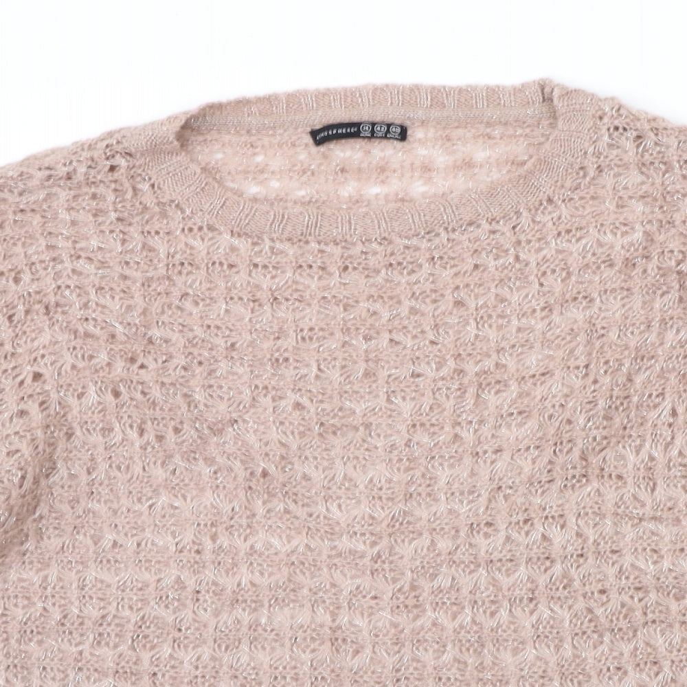 Womens UK Size 14 Atmosphere Beige Pullover Jumper