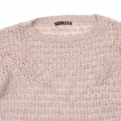 Womens UK Size 14 Atmosphere Beige Pullover Jumper