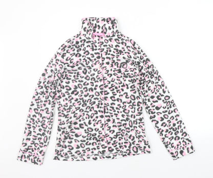 Therapy  Womens White Animal Print  Top Pyjama Top Size S
