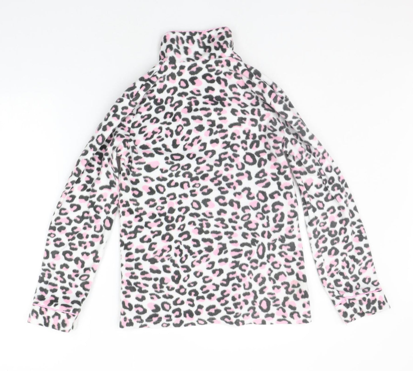 Therapy  Womens White Animal Print  Top Pyjama Top Size S