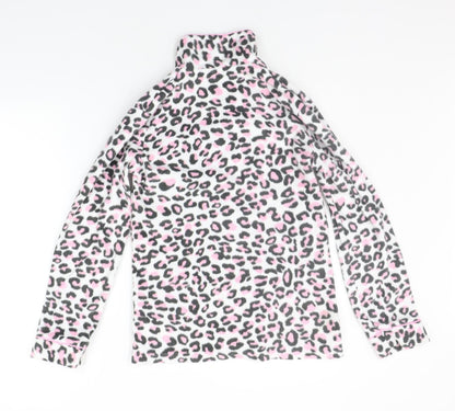 Therapy  Womens White Animal Print  Top Pyjama Top Size S