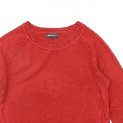 Primark Womens Red   Pullover Jumper Size XS