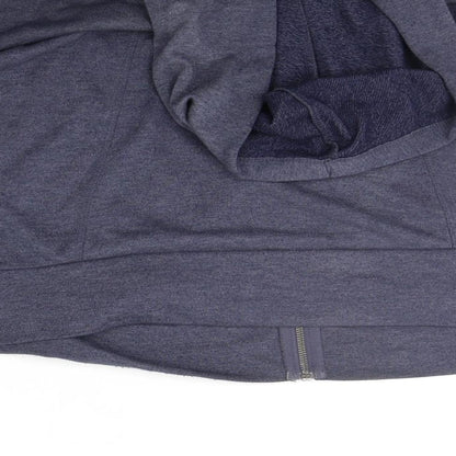 Womens UK Size M H&M Blue Full Zip Jumper