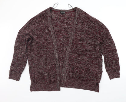 Womens UK Size 10 New Look Purple Cardigan Jumper