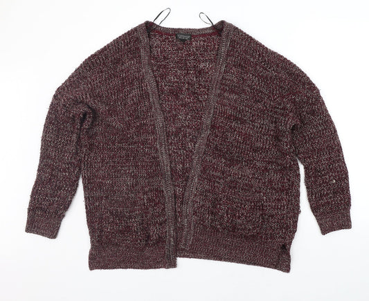 Womens UK Size 10 New Look Purple Cardigan Jumper