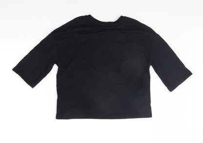 Womens UK Size S lefties Black Camisole T-Shirt