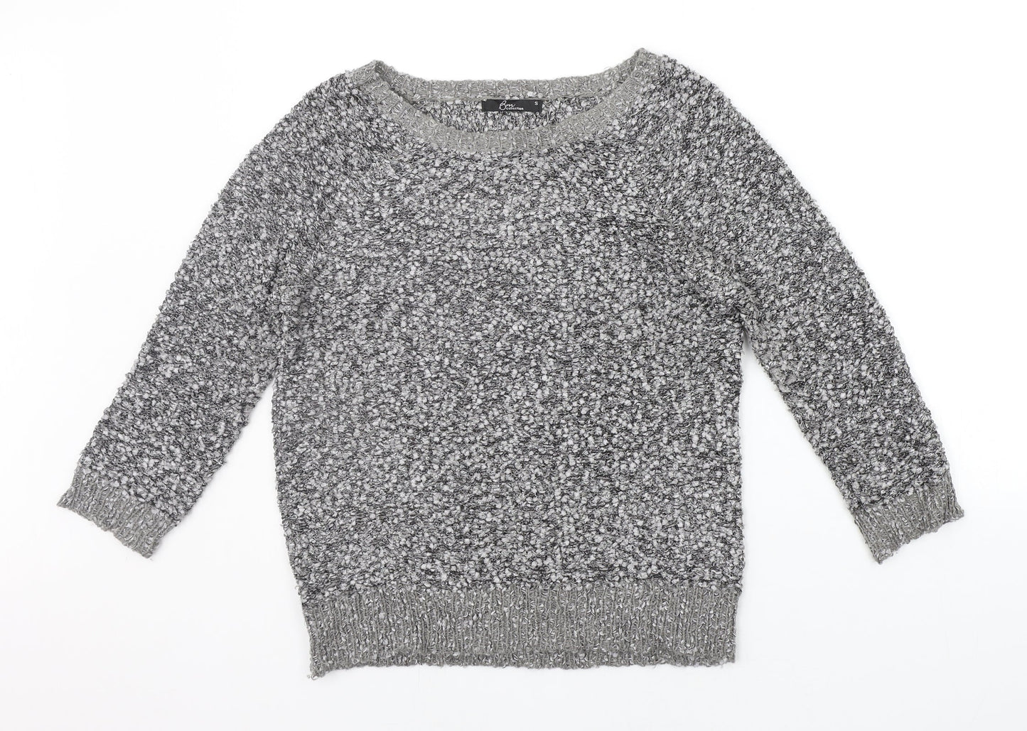 Womens UK Size S bm collection Grey Pullover Jumper