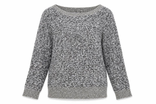 Womens UK Size S bm collection Grey Pullover Jumper