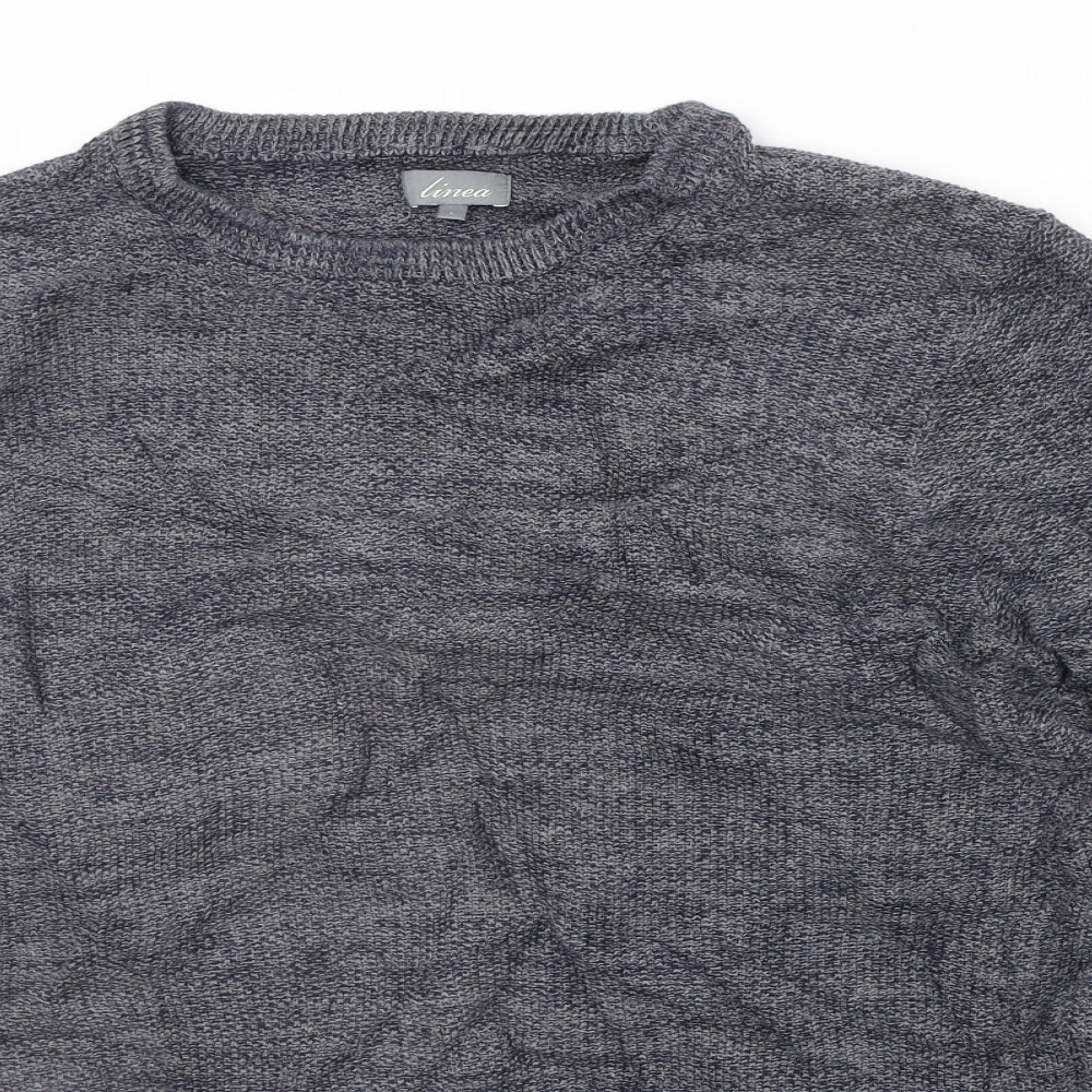Womens UK Size L Linea Grey Pullover Jumper