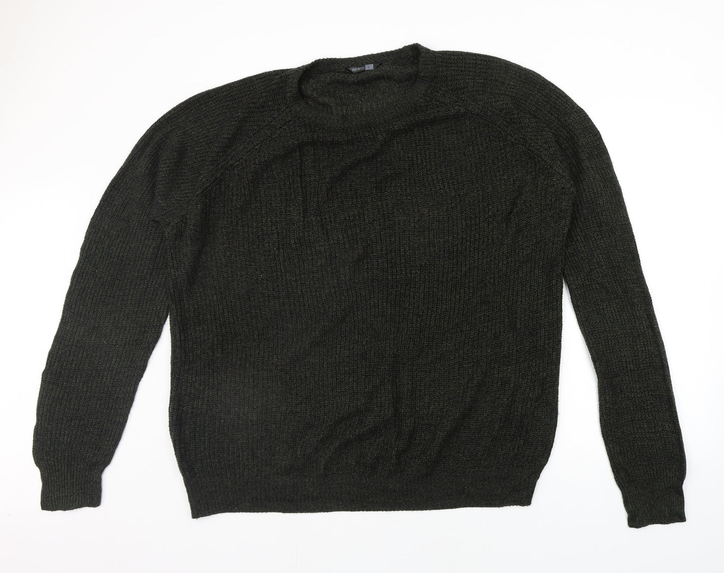 Womens UK Size L PEP&CO Green Pullover Jumper