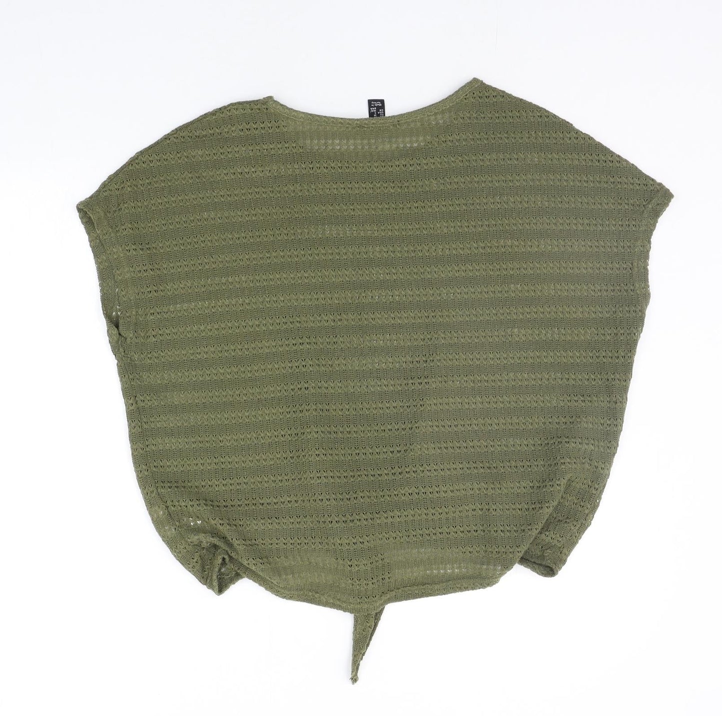Womens UK Size M H&M Green Pullover Jumper