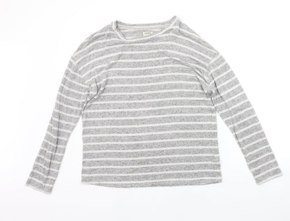 Womens UK Size M Papaya Grey Pullover Jumper
