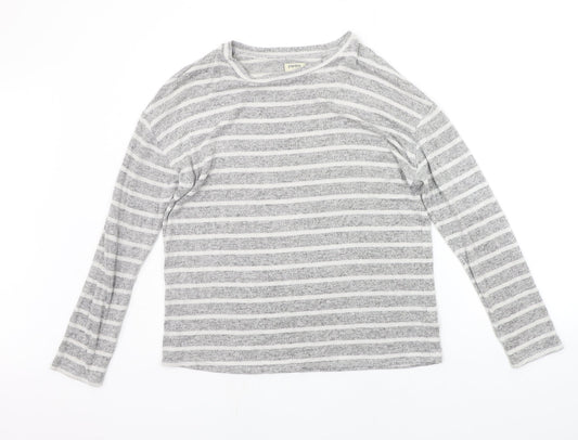 Womens UK Size M Papaya Grey Pullover Jumper