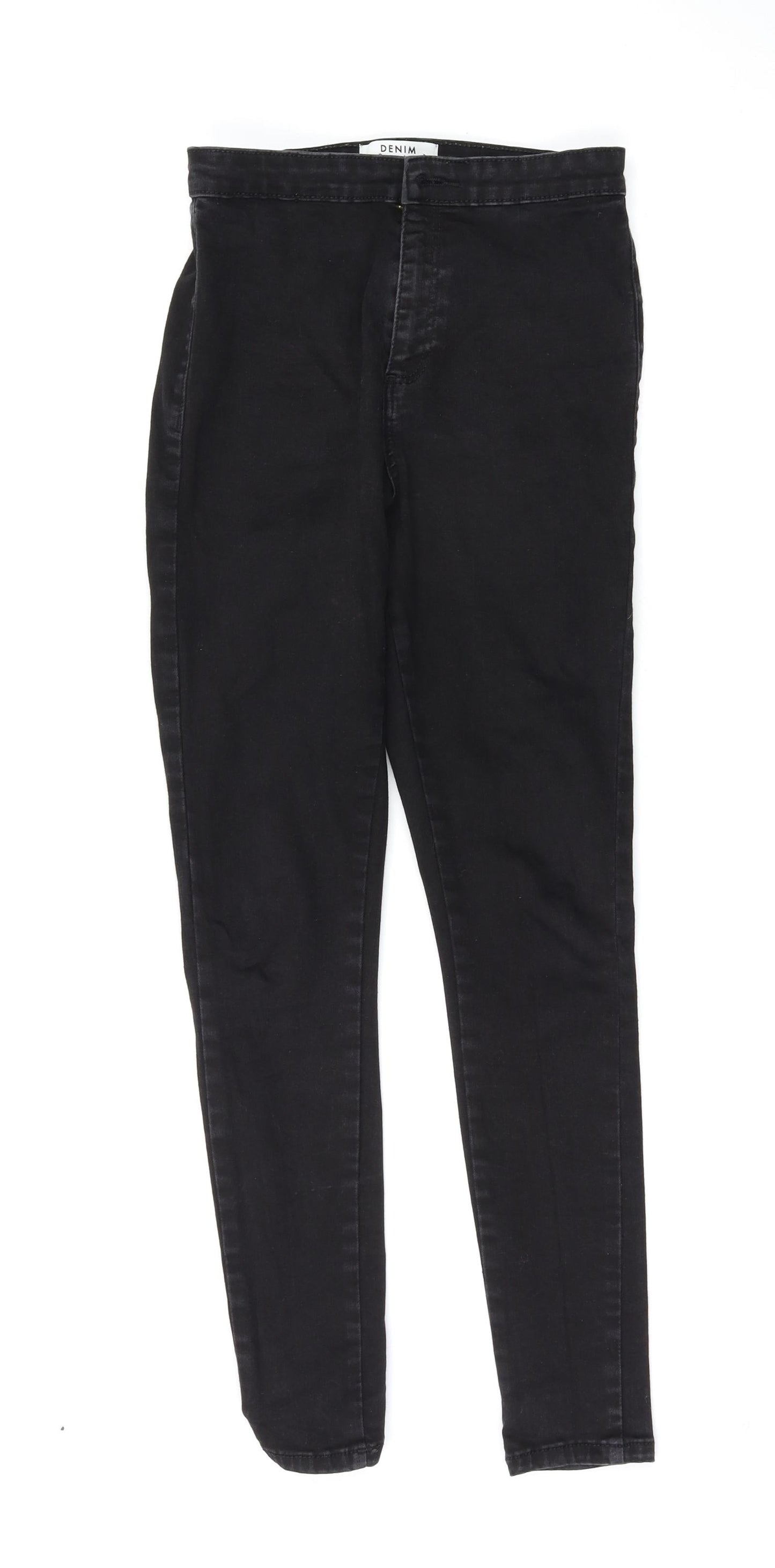 Miss Selfridge Womens Black   Skinny Jeans Size 10 L28 in